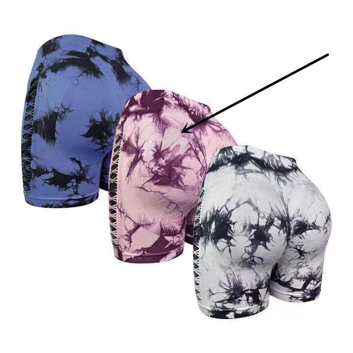 Tie-dye Yoga Bum Lift Shorts