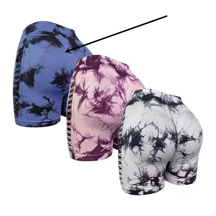 Tie-dye Yoga Bum Lift Shorts