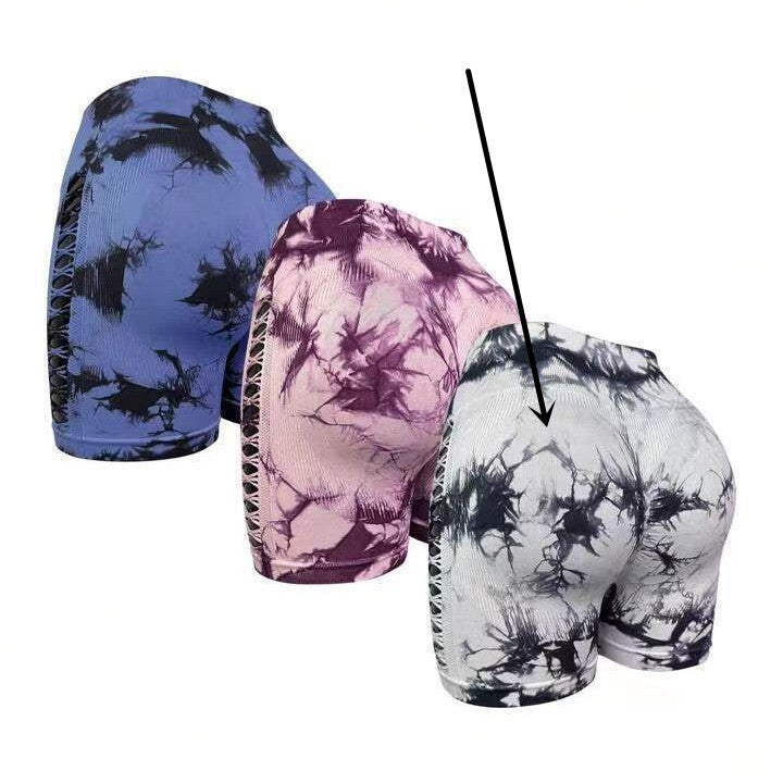 Tie-dye Yoga Bum Lift Shorts