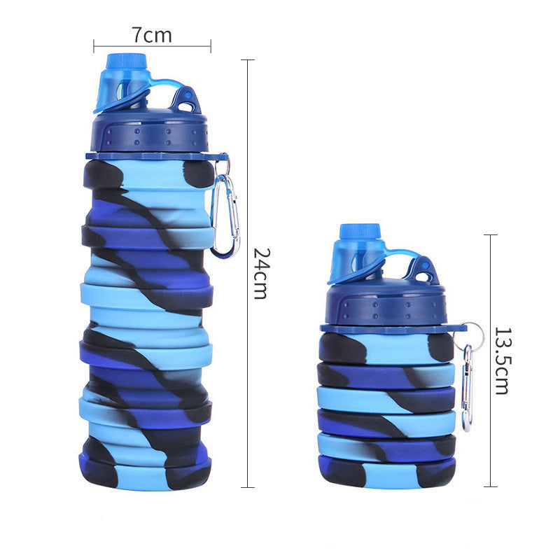 Foldable Leakproof Water Bottles Kids Cup with Straw