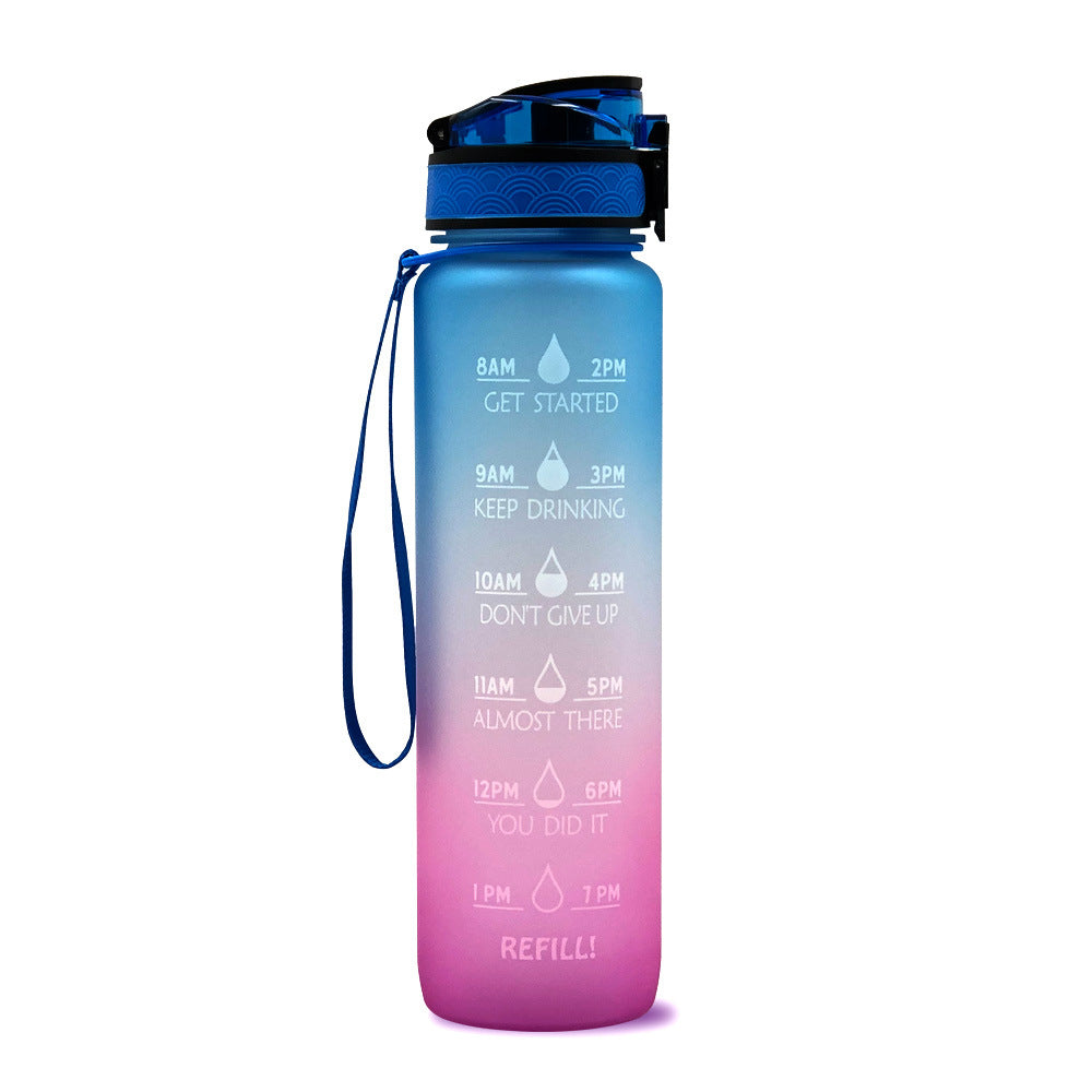 Time Marker & Motivational Water Bottle