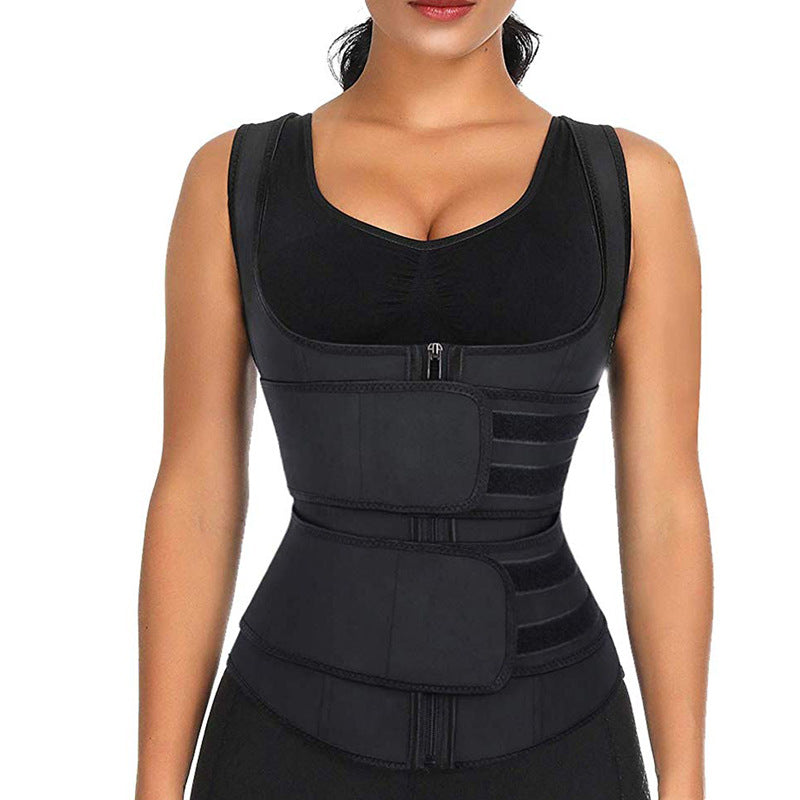 Double waist corset vest