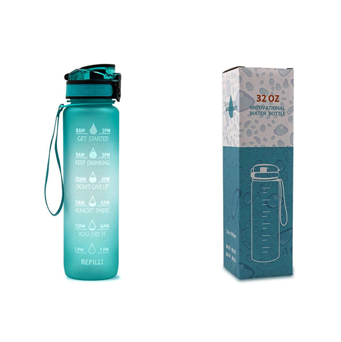 Time Marker & Motivational Water Bottle